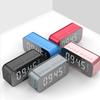 Multifunctional Mirror Led Infinite Bluetooth Speaker Alarm Clock Portable Mini Voice Broadcasting Digital Pocket Watch Home
