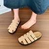 Baotou Slippers Women's Summer Wear 2025 New Thick-bottomed Sandals Fashion Internet Celebrity Ins Tide Large Size One-word