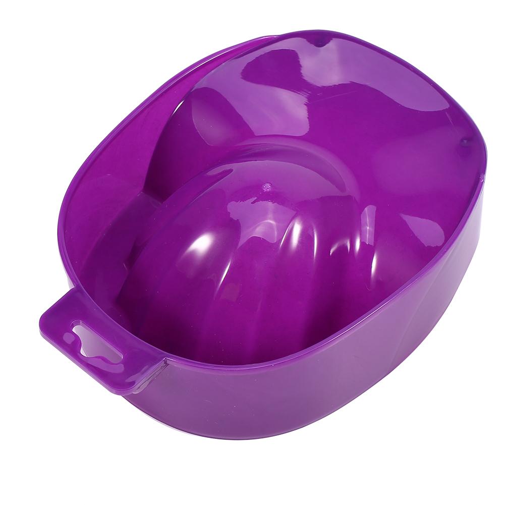 

Советы по дизайну ногтей Ручная стирка Замачивание Чаша Лоток для удаления лака Маникюр Спа-инструмент (фиолетовый)