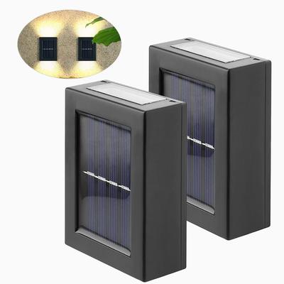 Solar Wall Lamp Outdoor Waterproof Led Illuminated Light Yard Garden Steet Stair Lighting Lamp