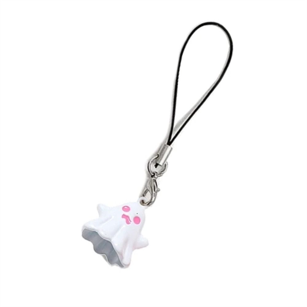 Pendant Phone Lanyard Halloween Y2K Phone Strap Fashion Ghost Phone Charms  Bag Decoration
