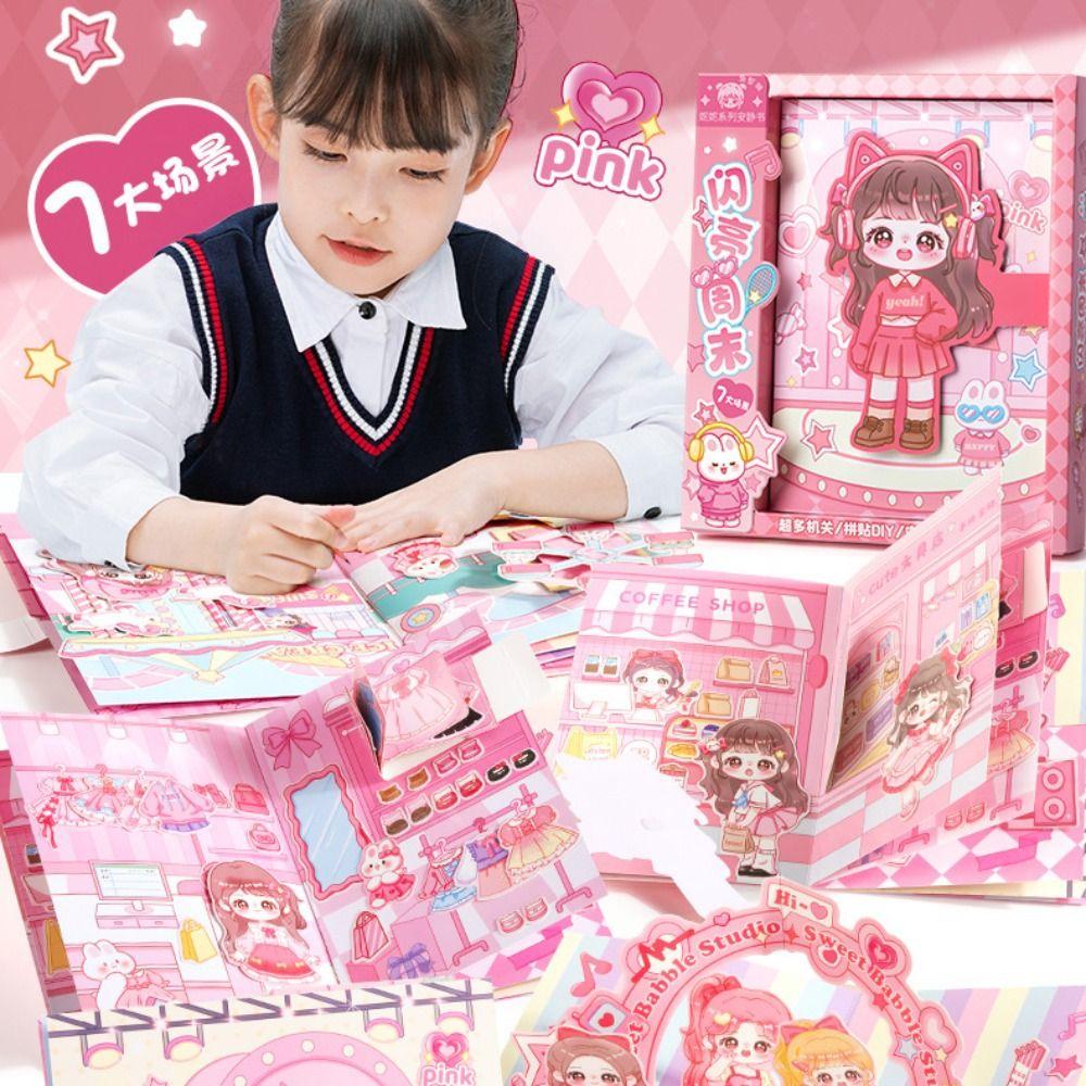 

Персонализированная наклейка принцессы для одевания, канцелярские принадлежности для раннего образования, наклейка для детей