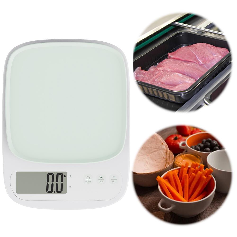 3KG/0.1G Digital Food Scale High Accuracy Electronic Kitchen Scale LED Display Food Scale Tare Function for Cooking Baking