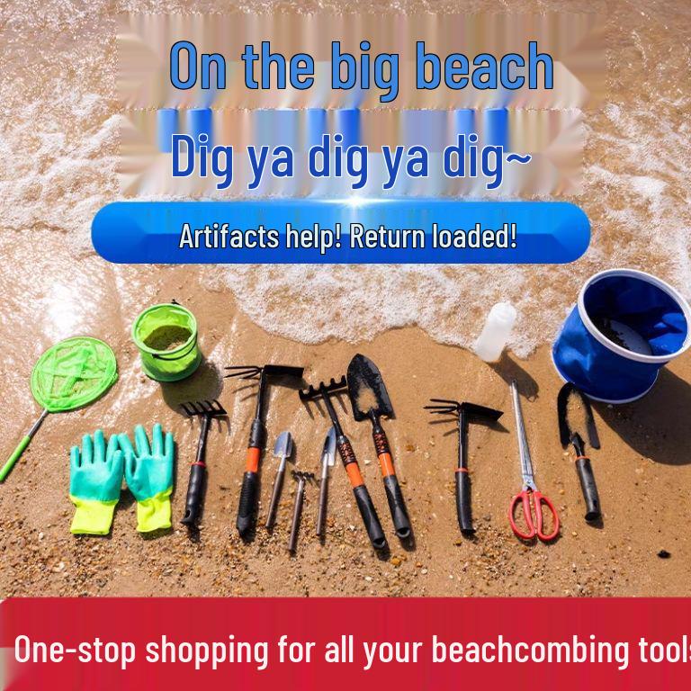 Seaside Clam and Crab Digging Tool Set for Kids