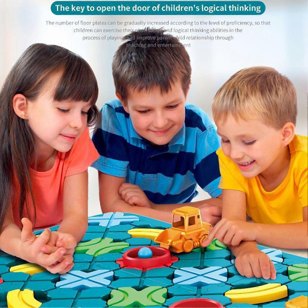 1 Set Road Maze Puzzle Game Engage Kids' Minds Boost Logical Thinking Concentration Multifunctional Maze Toys