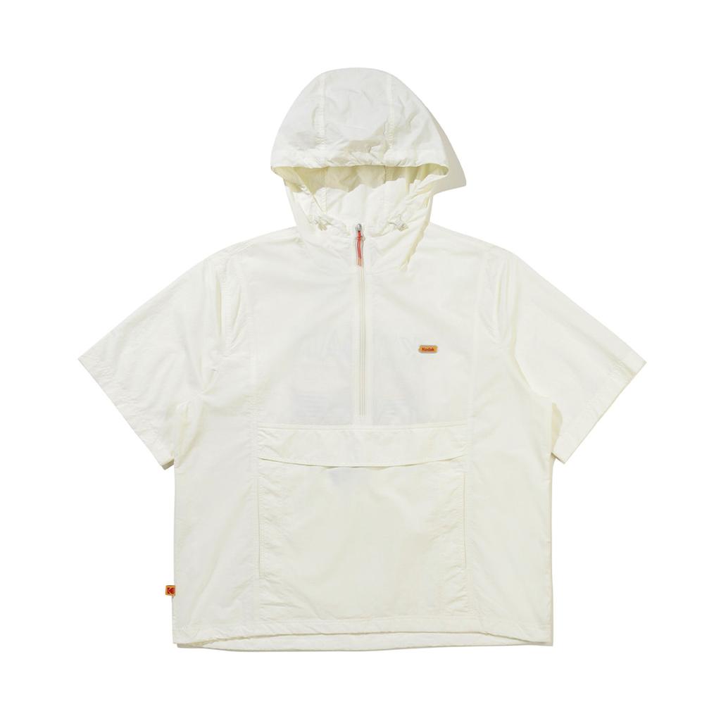 Kodak Breeze Pop Cool Short Sleeve Hooded Anorak Ivory