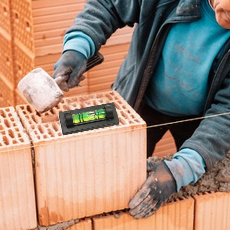 Mini-Wasserwaage, Libellenwerkzeuge, präzise Ausrichtung, vielseitig, grün, quadratisch, Mini-Wasserwaage, Rahmen zum Aufhängen, Kalibrierung