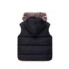 Boys Girls Down Vest Winter Children Warm Waistcoat Kids Outerwear Clothing Baby Hooded Coats Plush Vests