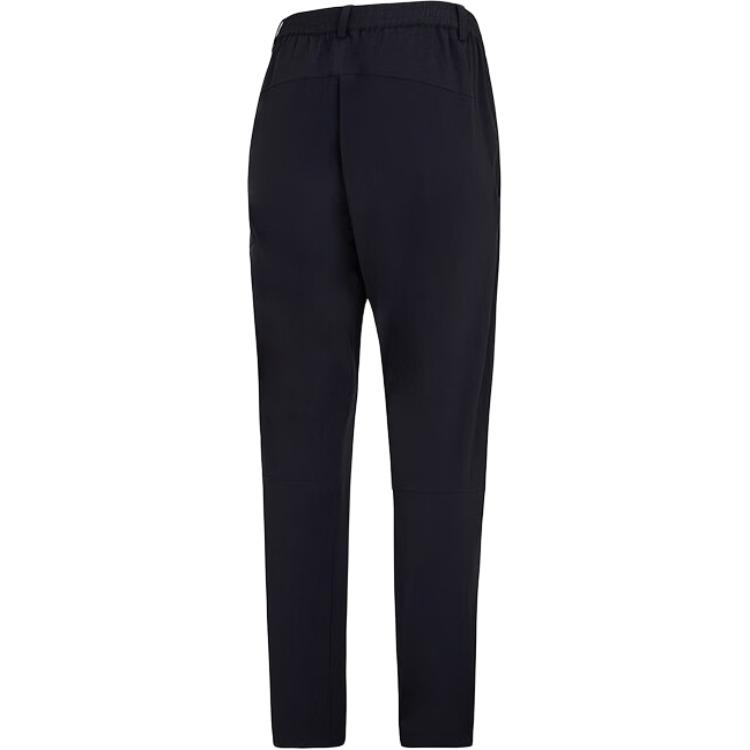 Li Ning Sports Fitness Straight Leg Stretch Breathable Casual Pants Women bottoms Black AYKS492-1