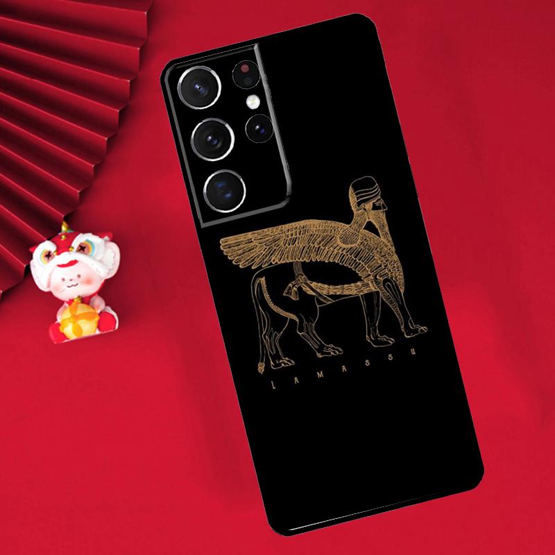 

Assyrian Lamassu Winged Bull Case For Samsung Galaxy S25 S26 Ultra S22 S23 S24 Ultra S20 S21 Plus S10 S25 FE Cover Funda Galaxy S24Ultra
