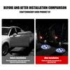 2PCS Car Door Projector Lamps LED Welcome Lights For VW Lavida 2008-2011 Touran Beetle 2006-2016 Caddy Bora 2005 GOlf 2002-2008