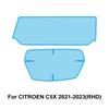 Car Dashboard Screen Protector Transparent Film for Citroen C5X 2025-2025 Anti-Scratch GPS Navigation Pre-cut PPF Cover Sticker