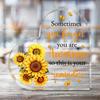 2D Flat Classic Acrylic Inspirational Plaque, Tabletop Decor with Encouragement Message, Multipurpose for Easter,  Mother'S Day, Birthday Gifts