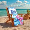 1pc Pistas da Blue Blue’s Clues3 Beach Towel, Comfortable and Thick, and Swimming/Bath/Picnic/Camping Towel, Suitable for Seaside Beaches