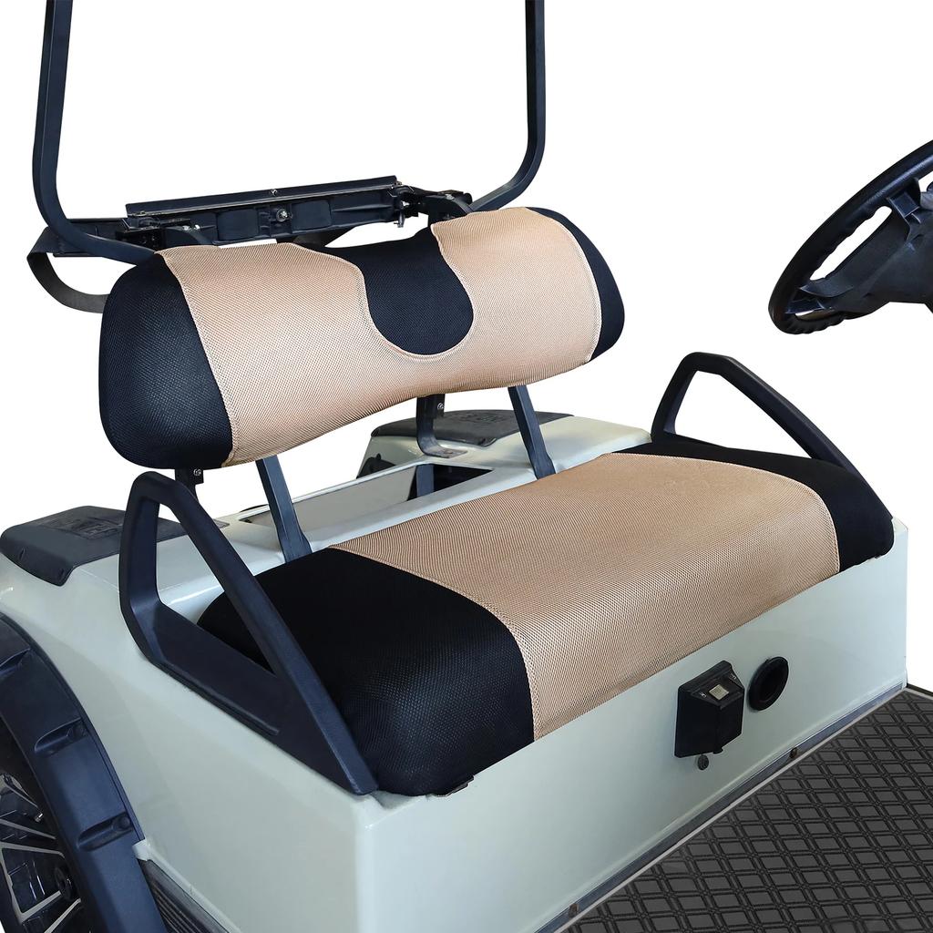 Coprisedile in Tessuto a Rete di Poliestere Lavabile a Caldo, Design alla Moda, per Golf Cart Club Car DS & EZGO TXT