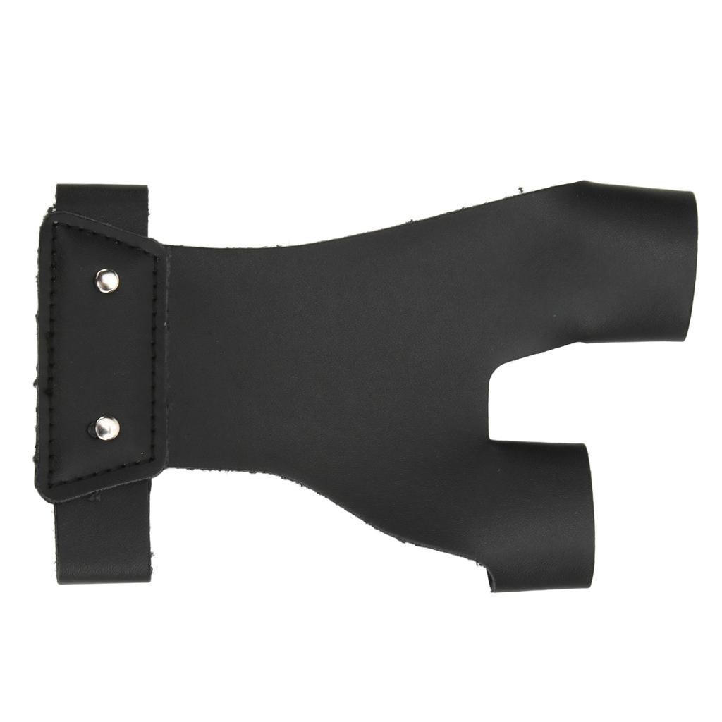 Bogenschießen Schutzhandschuh Leder Handschutz Bogen Schießhandschuh Traditioneller Typ für Linke Hand Outdoor