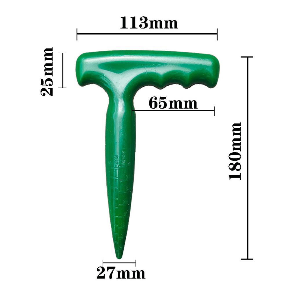 Plastic Hole Puncher for Gardening, Flower Planting, Weeding Digging Tool, Garden Accessories, Seeds Disseminators,