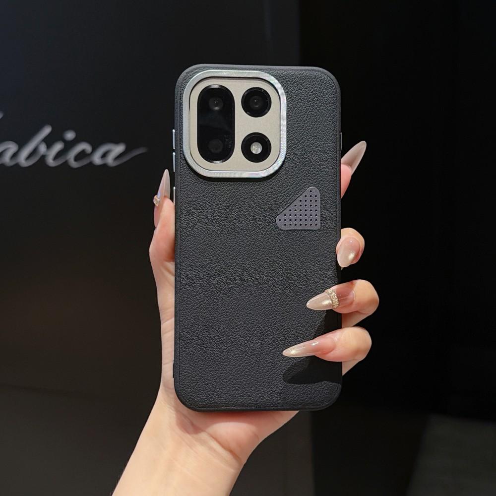 For OnePlus 15 Case Luxury Hard PU Leather Skin Heat Dissipation Protective Back Cover Case for OnePlus 15 15T 15R 13T 13S Shell