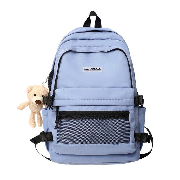 Schoolbag Korean version Japanese ins junior high school high school college student schoolbag large capacity simple casual versatile travel backpack