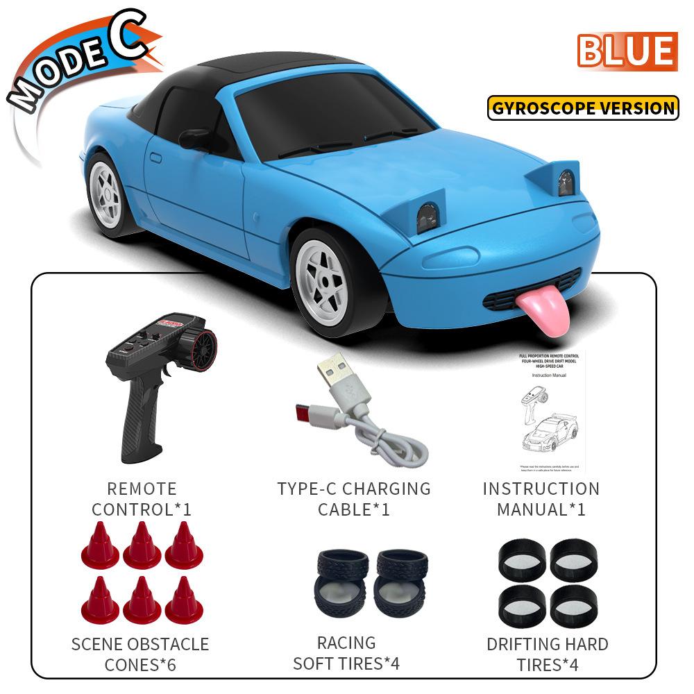 

Jjrc C8827 Small Full Scale Four Wheel Drive Remote Control Car Racing Drift Toy Car Children S Electric Toy Festival Gift світло-синій колір