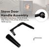 Threaded Door Handle Assembly for PelPro Stoves PP60 PP70 PP130 PP150 PPC90 TSC90