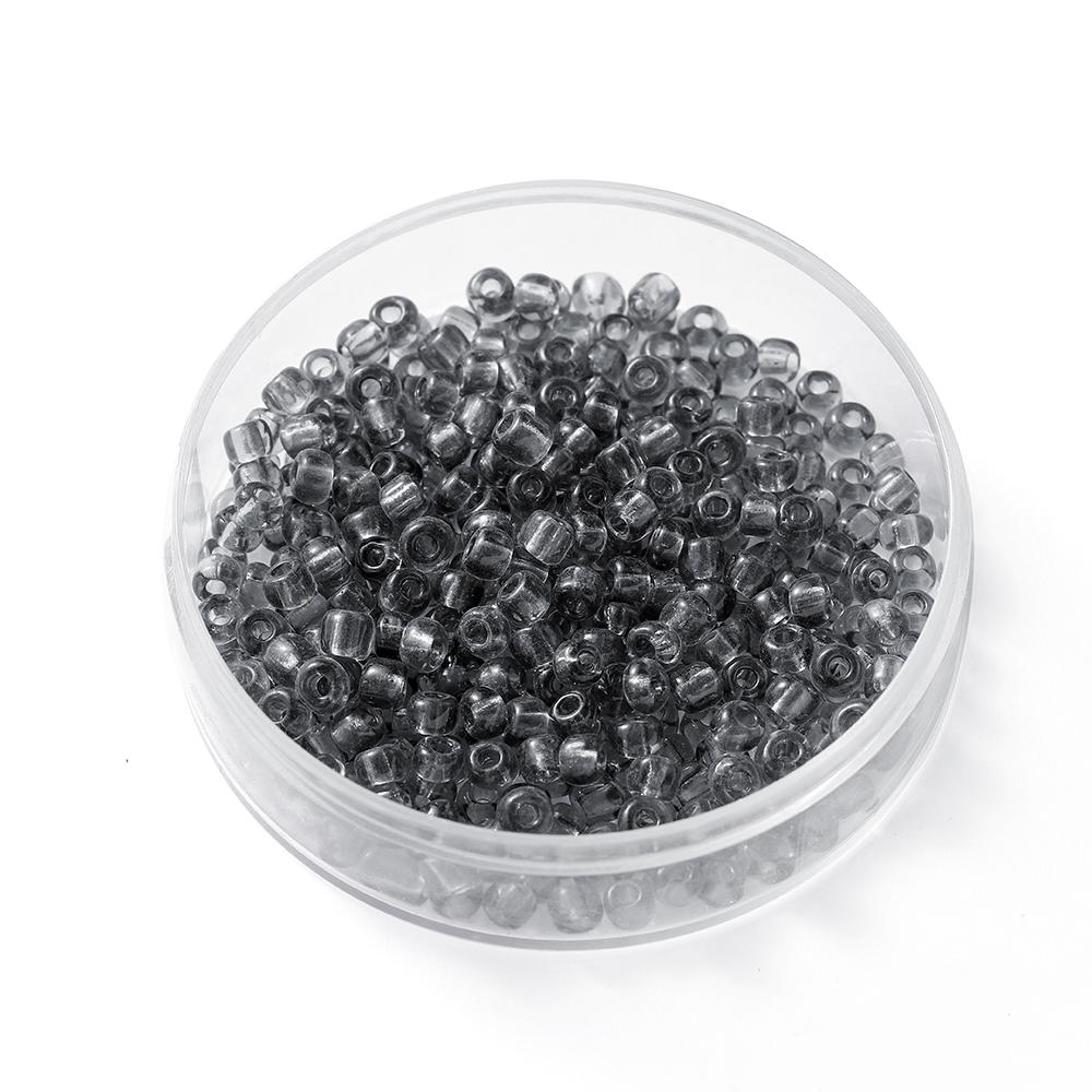 300Pcs/Lot 4mm Transparent Glass Round Loose Spacer Seed Beads For Jewelry Making Handmade DIY Bracelet Necklace Accessories