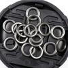 High Quality Durable Line Tackle Stainless Steel Fish Connector Swivel Snap Fishing Split Rings