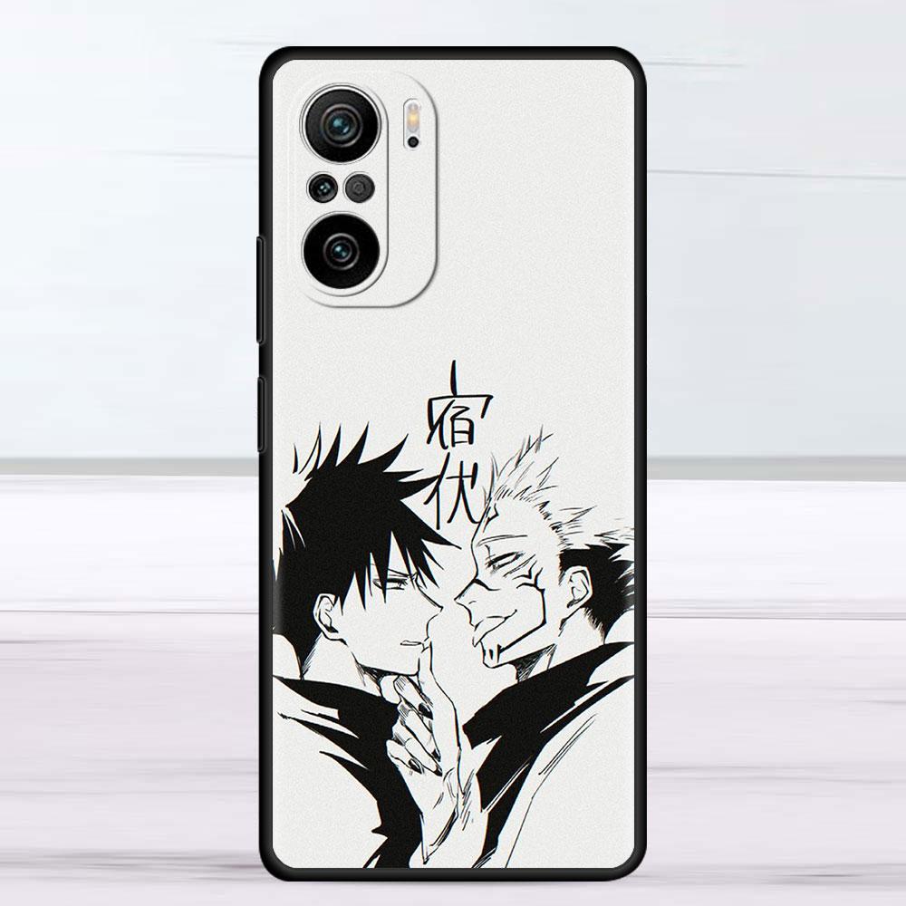 Hülle für Xiaomi Redmi Note 11 9S 10 9 8 7 9A 9C 9i K40 8T 10C 9T K50 Silikon Handyhülle Niedliches Jujutsu Kaisen Anime