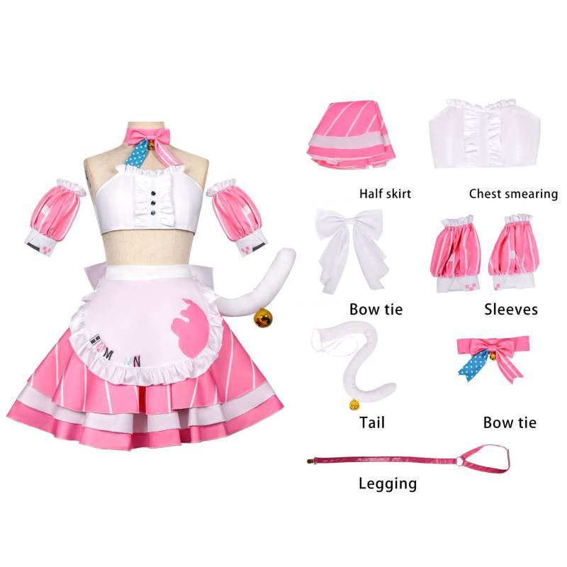 Azur Lane Uss Hammann Cosplay Costume With Polyester Fabric For Anime Role Play