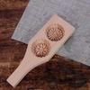 Double Slot Wooden Mooncake Mold Clear Texture Traditional Dessert Press  Kitchen Gadgets