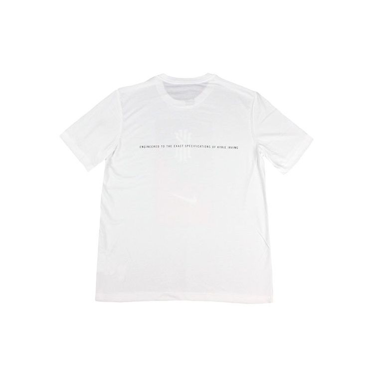 Nike 2019 Kyrie Irving Basketball Short Sleeve T-Shirt Men Tops White AJ9695-100