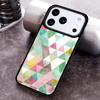 Watercolor Triangle Pattern Phone Case For iPhone 17,16e,15,14,13,12,11,Mini,Pro,MAX soft Silicone Cover