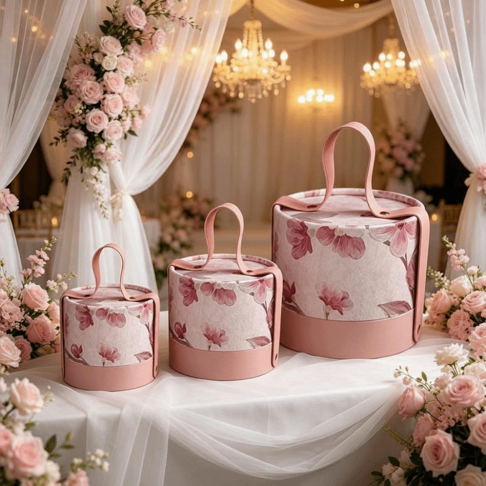National Style Party Favor Boxes Empty Box Floral Gift Boxes For Wedding Ceremony