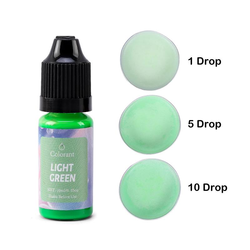 18 Colors 10ml Liquid Dye Candle Resin Pigment Colorant Resin Soy Wax Dye for DIY Candle Soap UV Epoxy Resin Mold Crafts Making