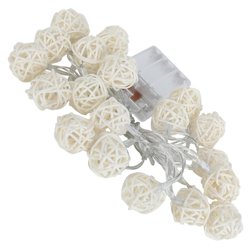 Globe String LED Warm White Lights Ball Decoration for Party Stage Wedding Bedroom