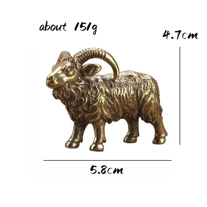 Антикварные Антикварные Бронзовые Украшения Цельные Бронзовые Украшения Козы Латунный Чайный Питомец Подставка для Карандашей Прессованная Бумага Настольная Медь Коллекци
