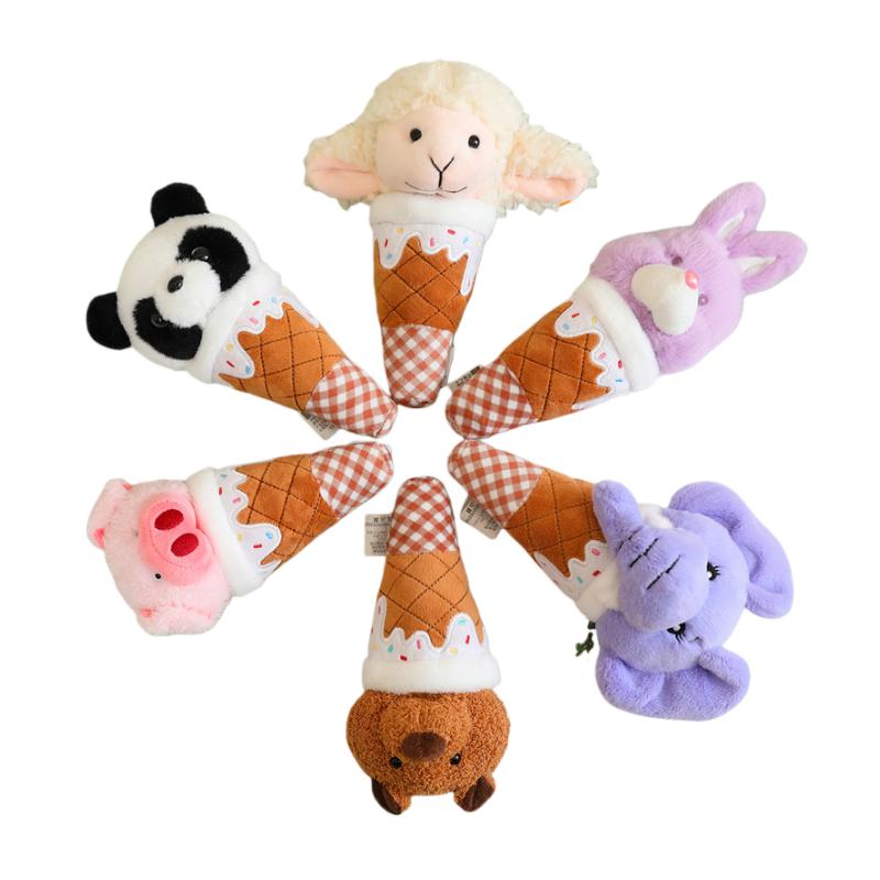 Niedliches Cartoon Eis Plüschtier Gefülltes Essen Snack Eiswaffel Kissen Kissen Kinderpuppe Kawaii Raumdekoration Geburtstagsgeschenk