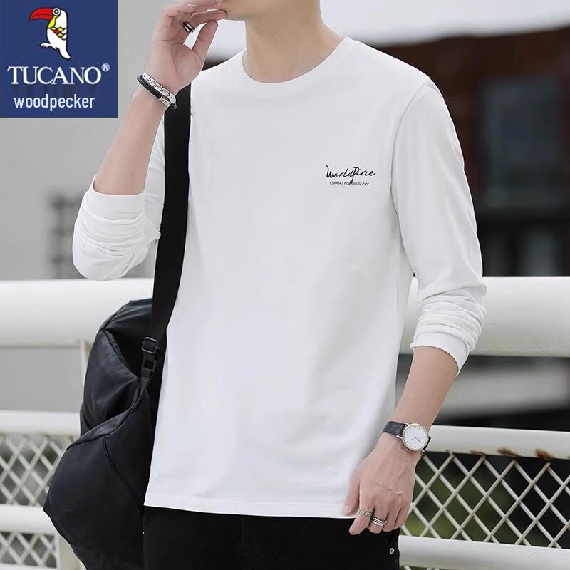 

TUCANO Men s Round Neck Long Sleeve Cotton T-Shirt XL