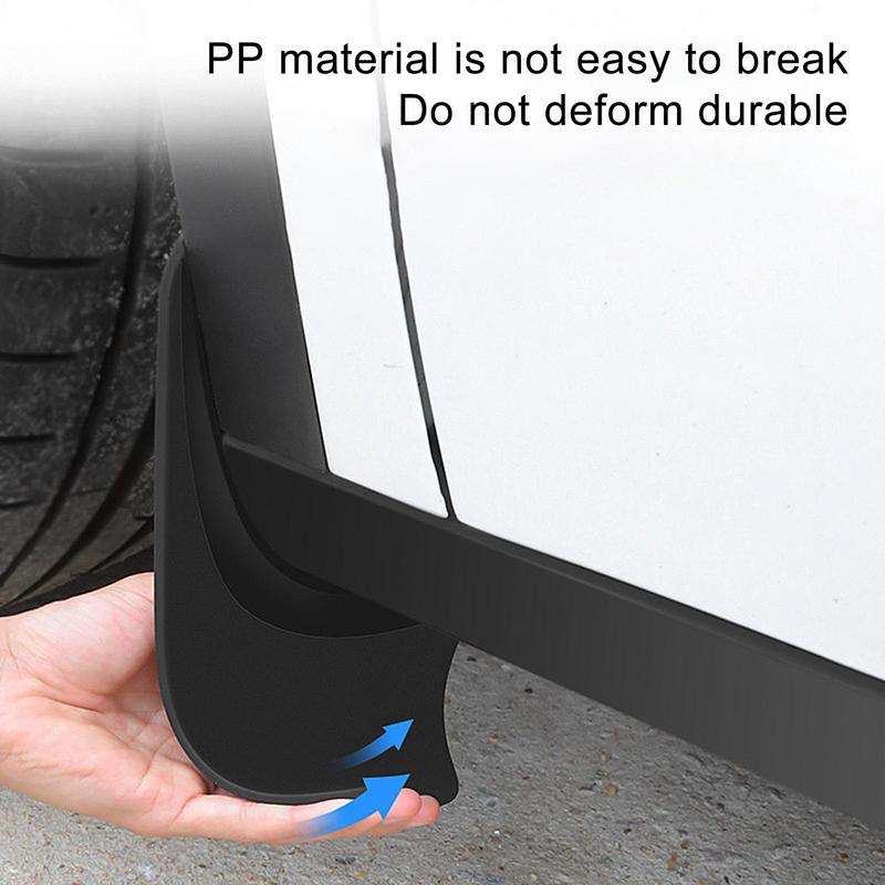 For Tesla Model Y 2024 2024 2024 Mud Flaps No Drill Mudguards Winter Splash Guards Front RearFender Protector Car Accessories