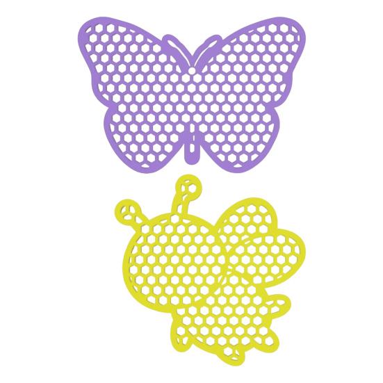 

2 шт. плавающая поилка для пчел, красочная кормушка для пчел и насекомых, поилка для бабочек, для пчелиной ванны, декор для сада на открытом воздухе 2pcs