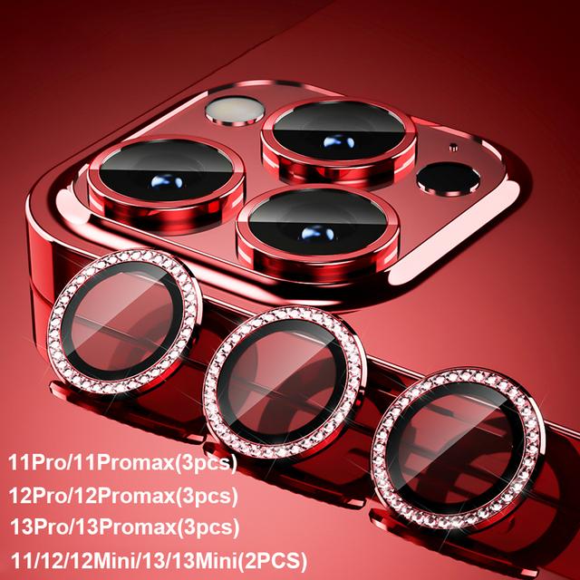 3-2PCS Camera Lens Protector for IPhone 16 15 13 11 12 14 Pro Max 9H Lens Glass for IPone 15 Pro Max 14 Plus 12 13 Mini Accessories