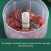 Electric Garlic Chopper Cordless Portable Multifunctional Detachable Mini Food Chopper for Ginger Onion