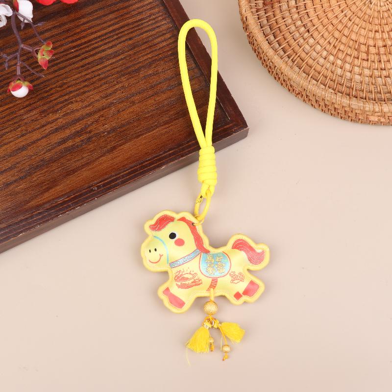 1pc 2026 Year Of The Horse Wall Hanging Ornament Chinese New Year Lucky Decoration Accessories Housewarming Small Pendant Gifts