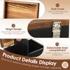 Wooden Tampon Holder Container Feminine Product Storage Box with Lid Multi-purpose Sanitary Napkin Organizer Box for Bathroom