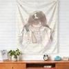 Kawaii Anime Girl Wall Hanging Tapestry Cute Fashion Bedroom Background Home Decor Original Design Wall Tapestries