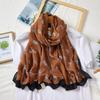 Autumn New Cotton Linen Scarf Female Ins Wind French Retro Belt Long Scarf Decorative Thin Shawl