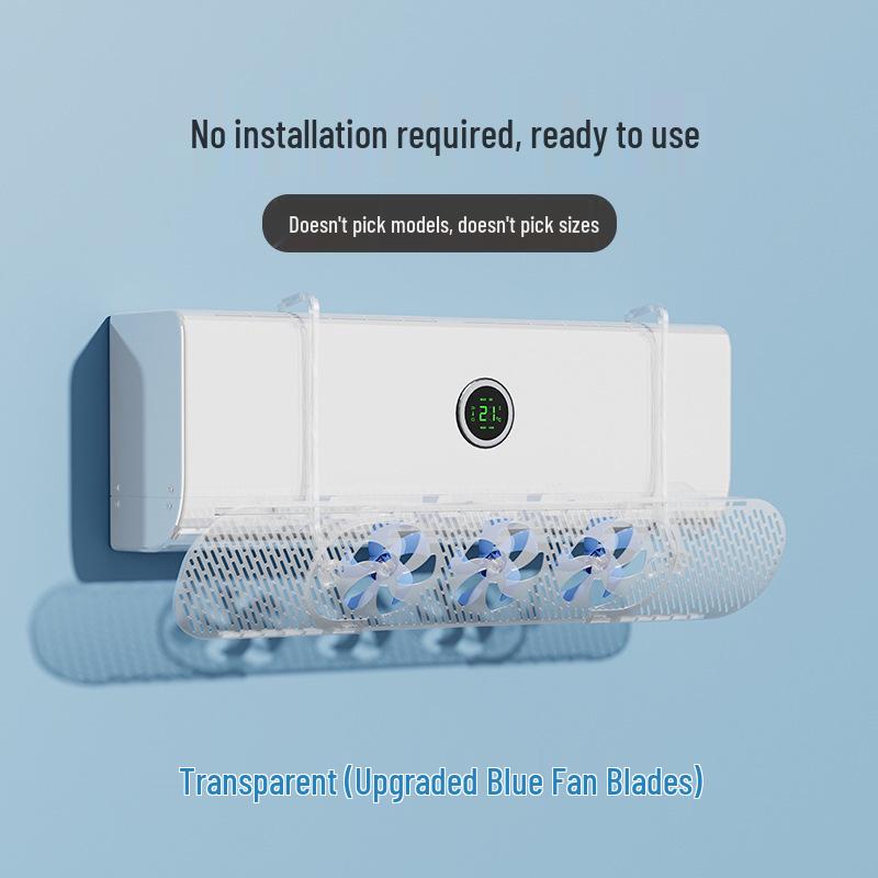 Silent Wall-Mounted Air Conditioner Wind Deflector Curtain