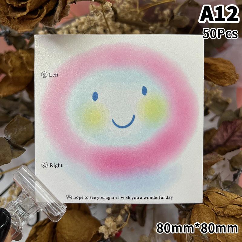 50Pcs Press On Nail Cardboard Cards 6.5X6.5Cm 8X8Cm Cartoon Pattern Nail Art Display Photo Props Card False Nail Tips Manicure