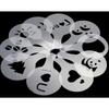 16Pcs Coffee Latte Mold Dusting Pad Stencils DIY Kitchen Art Baking Tools
