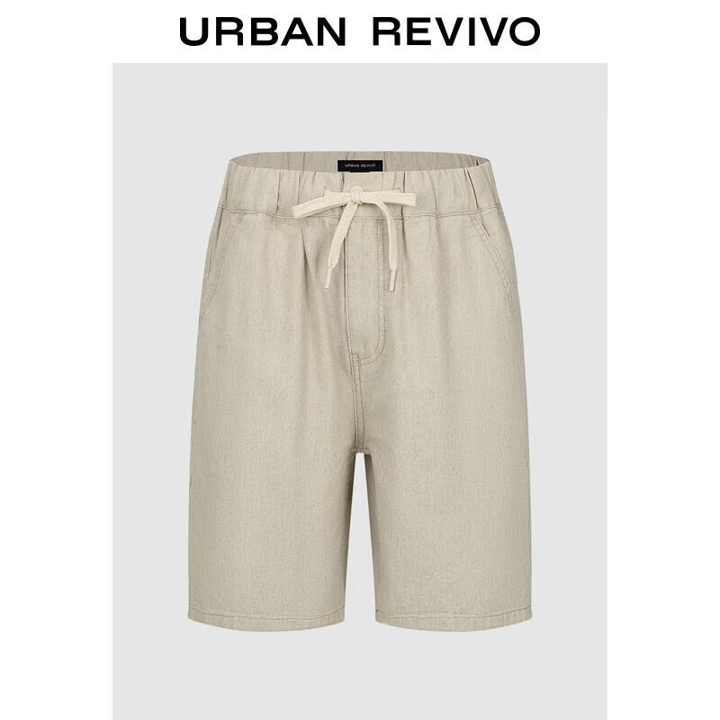 

UR Men s Elastic Waist Drawstring Casual Shorts 32